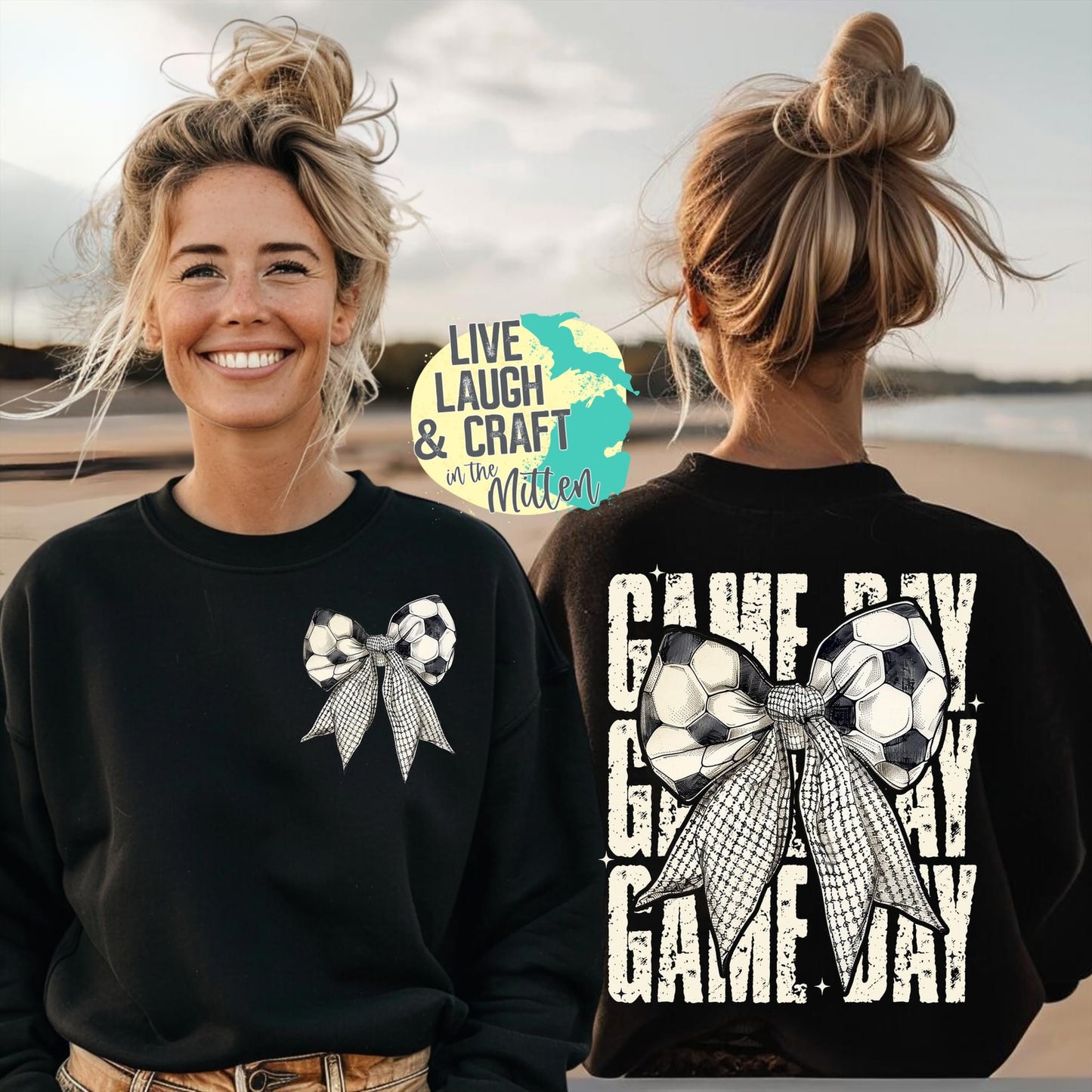 Game Day with Soccer Bow