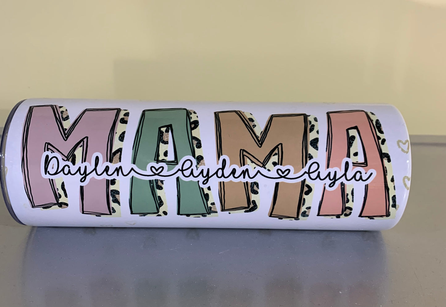 20 OZ. MAMA with Personalized Names Tumbler