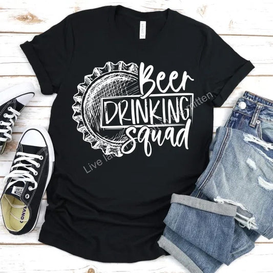 Beer Drinking Squad (White)
