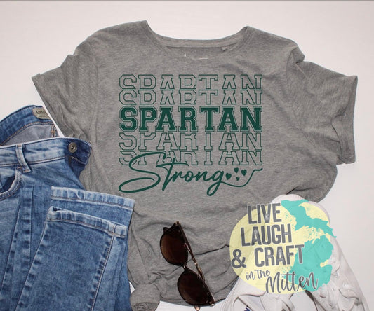 Stacked Spartans Strong