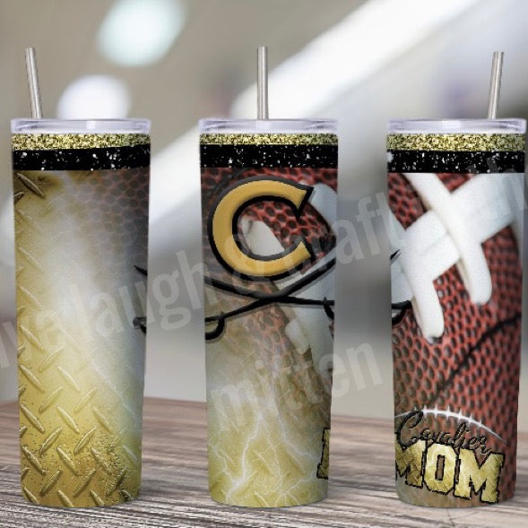 20 OZ. Corunna Cavaliers Football Tumbler