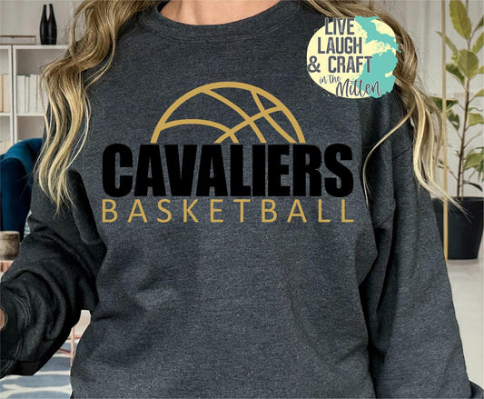 Cavaliers Basketball with Ball