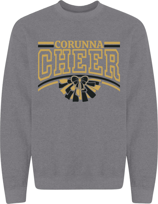 Corunna Youth Cheer Unisex Adult and Youth Crewneck Sweatshirts