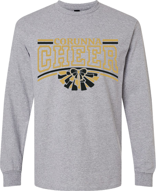 Corunna Youth Cheer Unisex Adult and Youth Long Sleeve T-Shirts