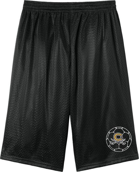 Corunna Boys Soccer Black Sport-Tek PosiCharge Shorts with Pockets