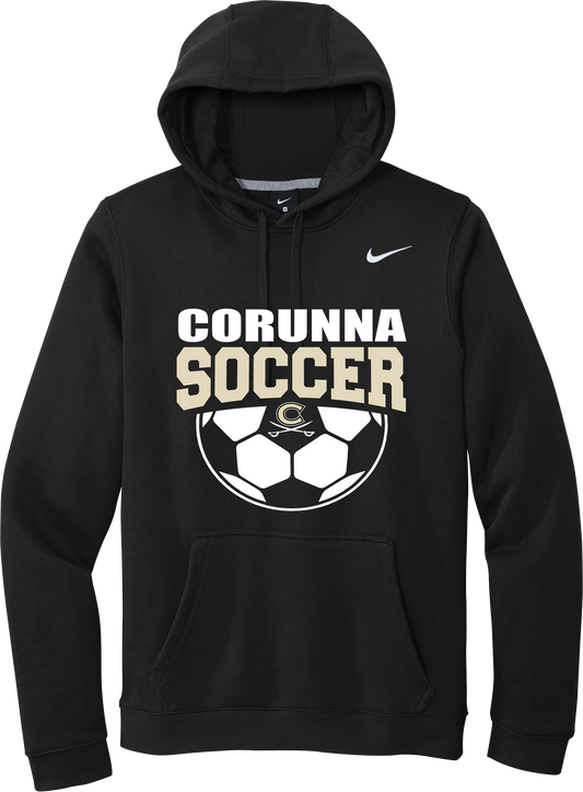 Corunna Boys Soccer Nike Black Hoodie Sweatshirt