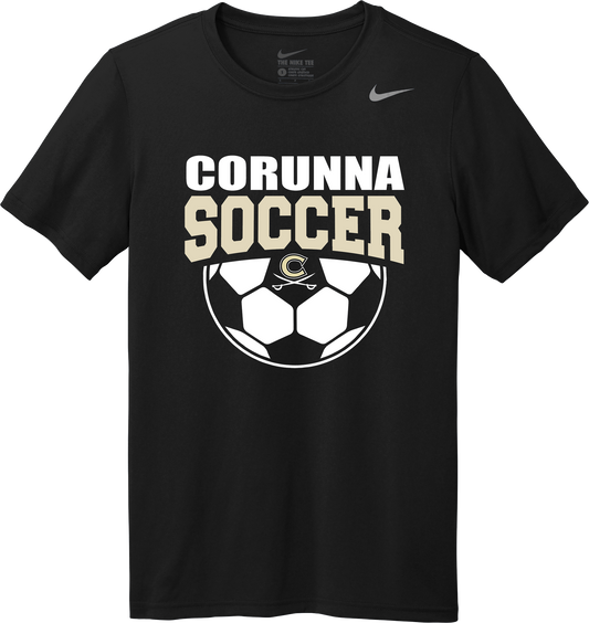 Corunna Boys Soccer Nike Black T-Shirt