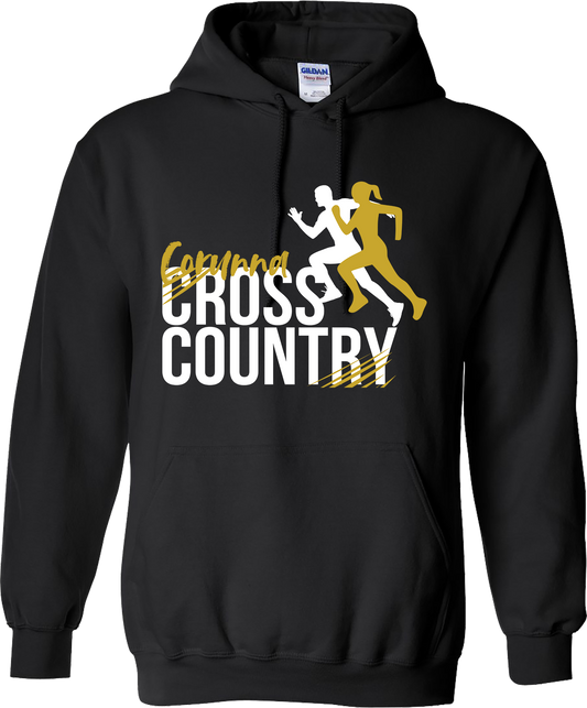 Corunna Cross Country Unisex Black Hoodie Sweatshirt