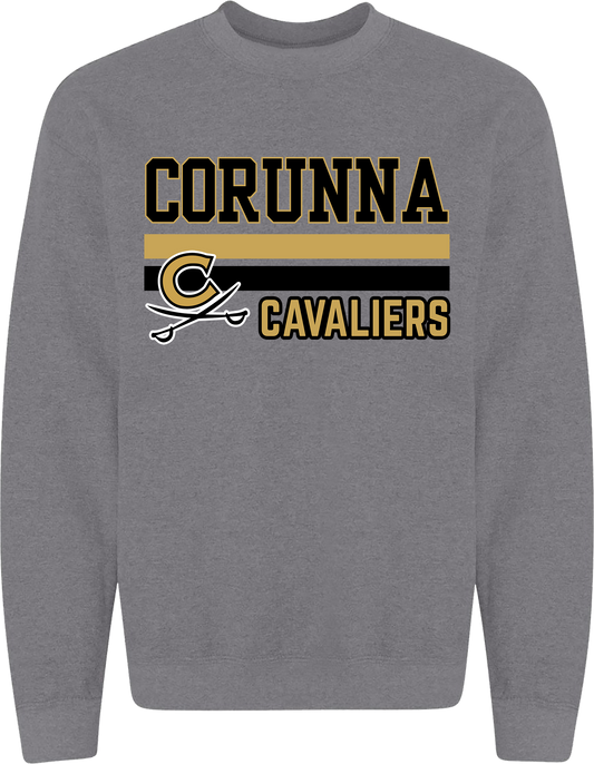 Corunna Youth Football/Cheer Basic Design Unisex Adult and Youth Crewneck Sweatshirts