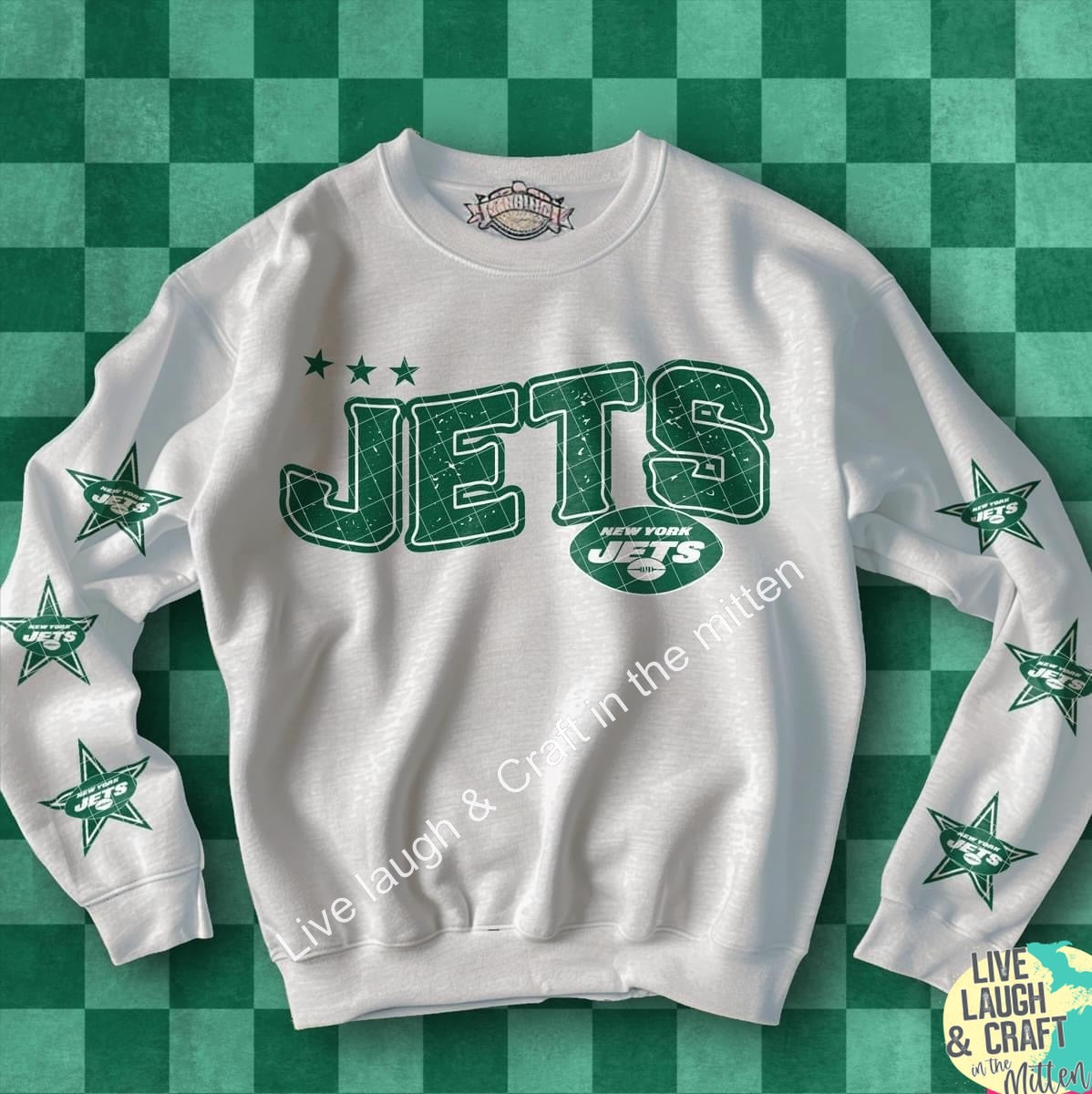 Jets Sweatshirt with Sleeve Design