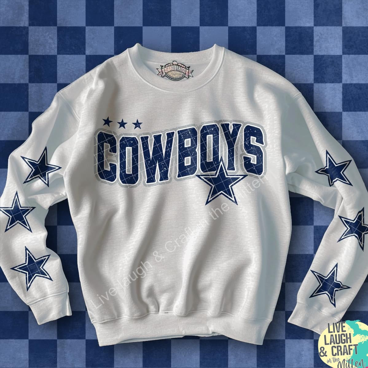 Cowboys Sweatshirt with Sleeve Design