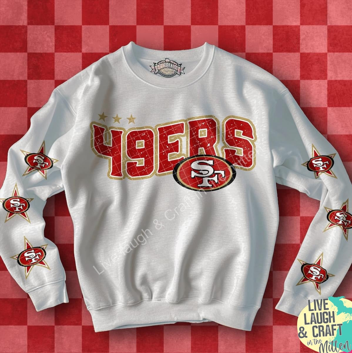 49'ers Sweatshirt with Sleeve Design