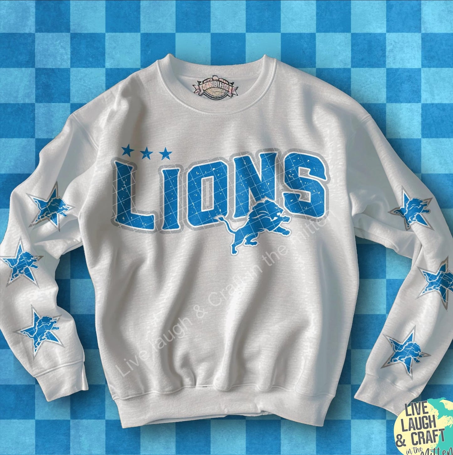 Lions Sweatshirt with Sleeve Design