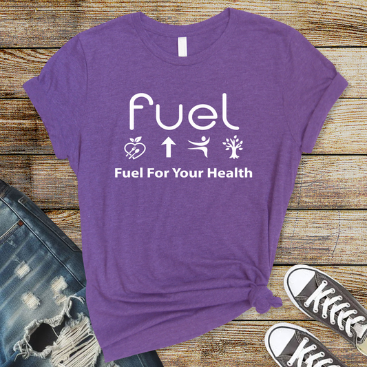 Fuel for your health Logo Purple T-Shirt