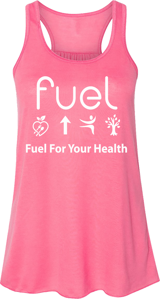 Fuel for your health Logo Pink Tank Top