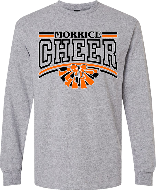 Morrice Youth Cheer Unisex Adult and Youth Long Sleeve T-Shirts