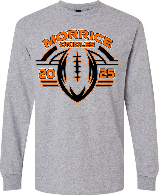 Morrice Youth Football Unisex Adult and Youth Long Sleeve T-Shirts
