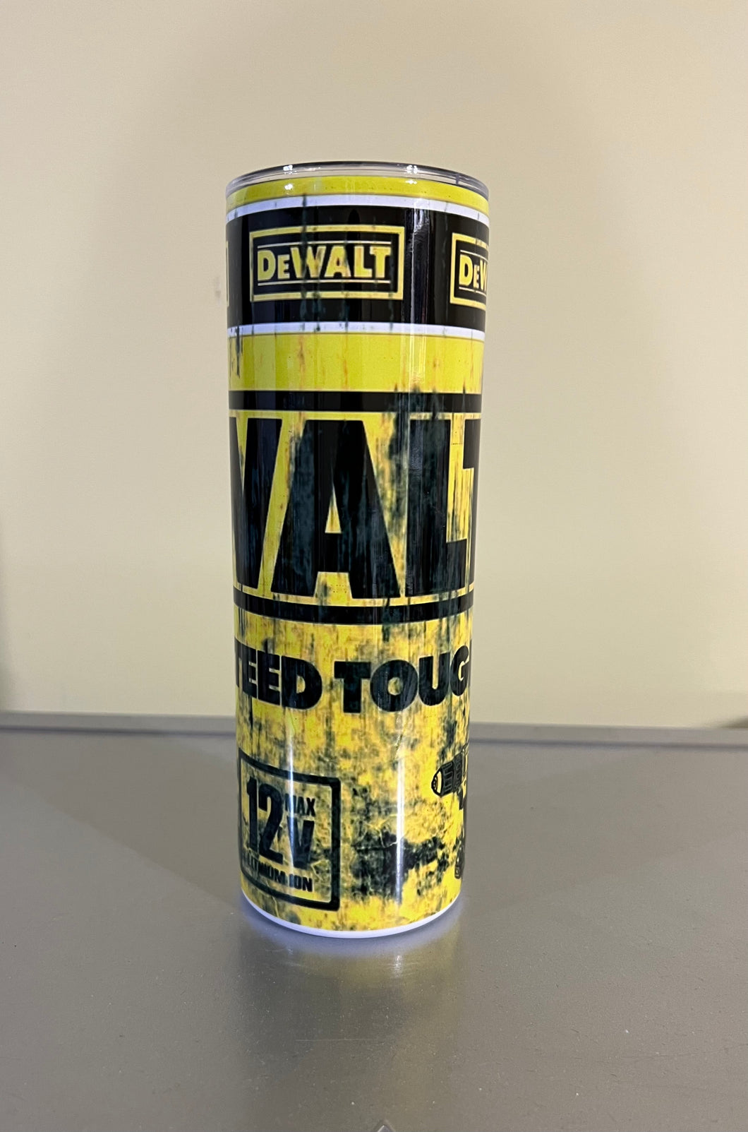 20 oz. Stainless Steel Tumbler DeWalt Live Laugh and Craft In