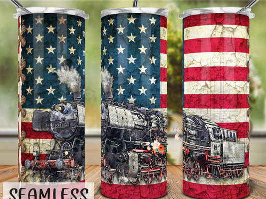 20 oz. Train / Locomotive Tumbler